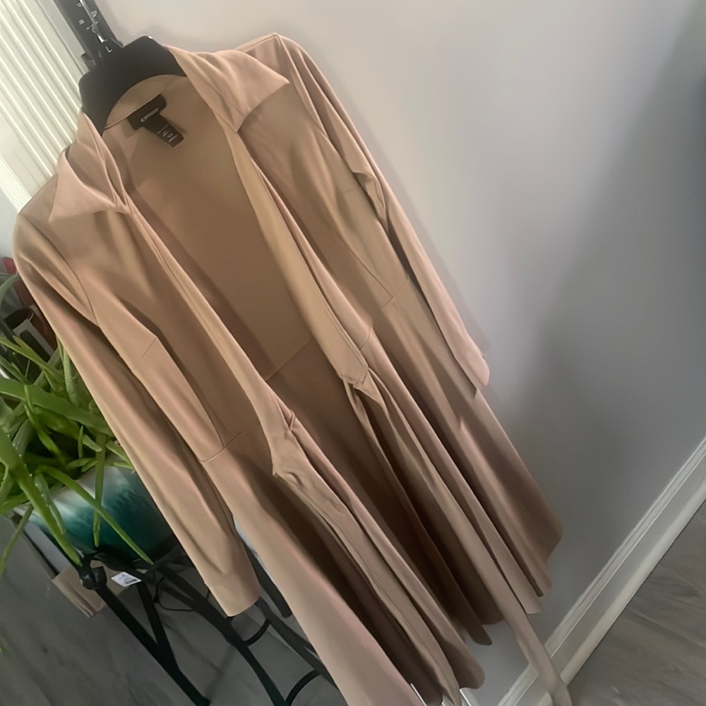 Express Wrap Dress Tan Sz 3/4